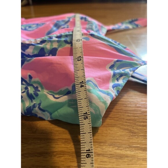 Lily Pulitzer Pink Blue Shell Sleeveless Sweetheart Mini Dress Size 2 - Picture 8 of 11